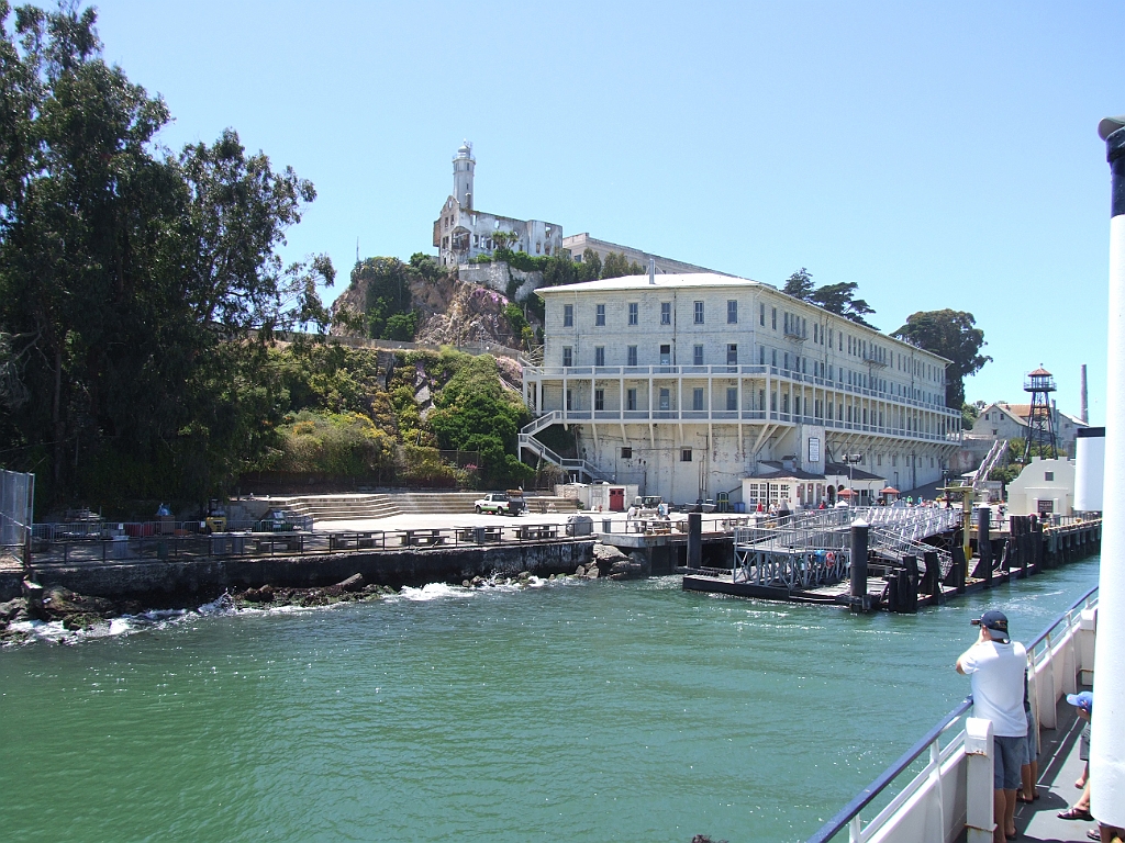 L'arrivo ad Alcatraz